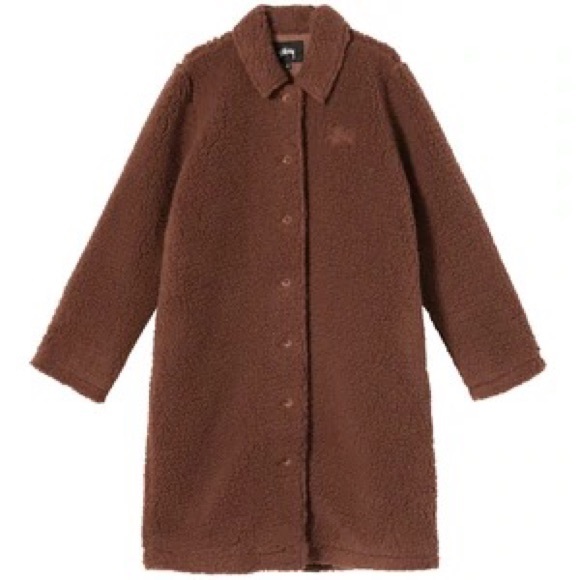 Stussy Kuna Sherpa Car Coat 